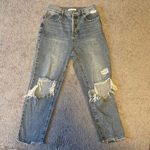 High Rise Straight Legged Pacsun Jeans, size 27.